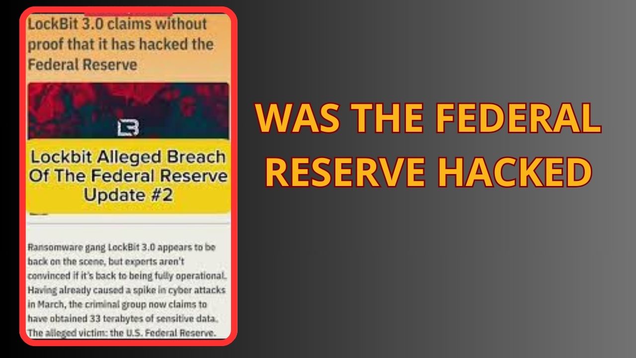 اختراق بنك الاحتياطي الفيدرالي الأمريكي federal reserve hacked تسربت بيانات بنك